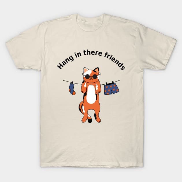 cute orange cat , funny cat, cute pet T-Shirt by MINAART
